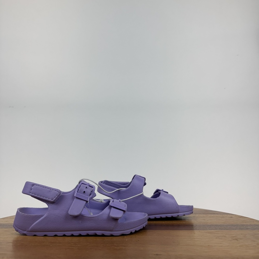 New Little Kids Harper Canyon Eva Purple Rubber Slingback Strappy Sandals 9 C